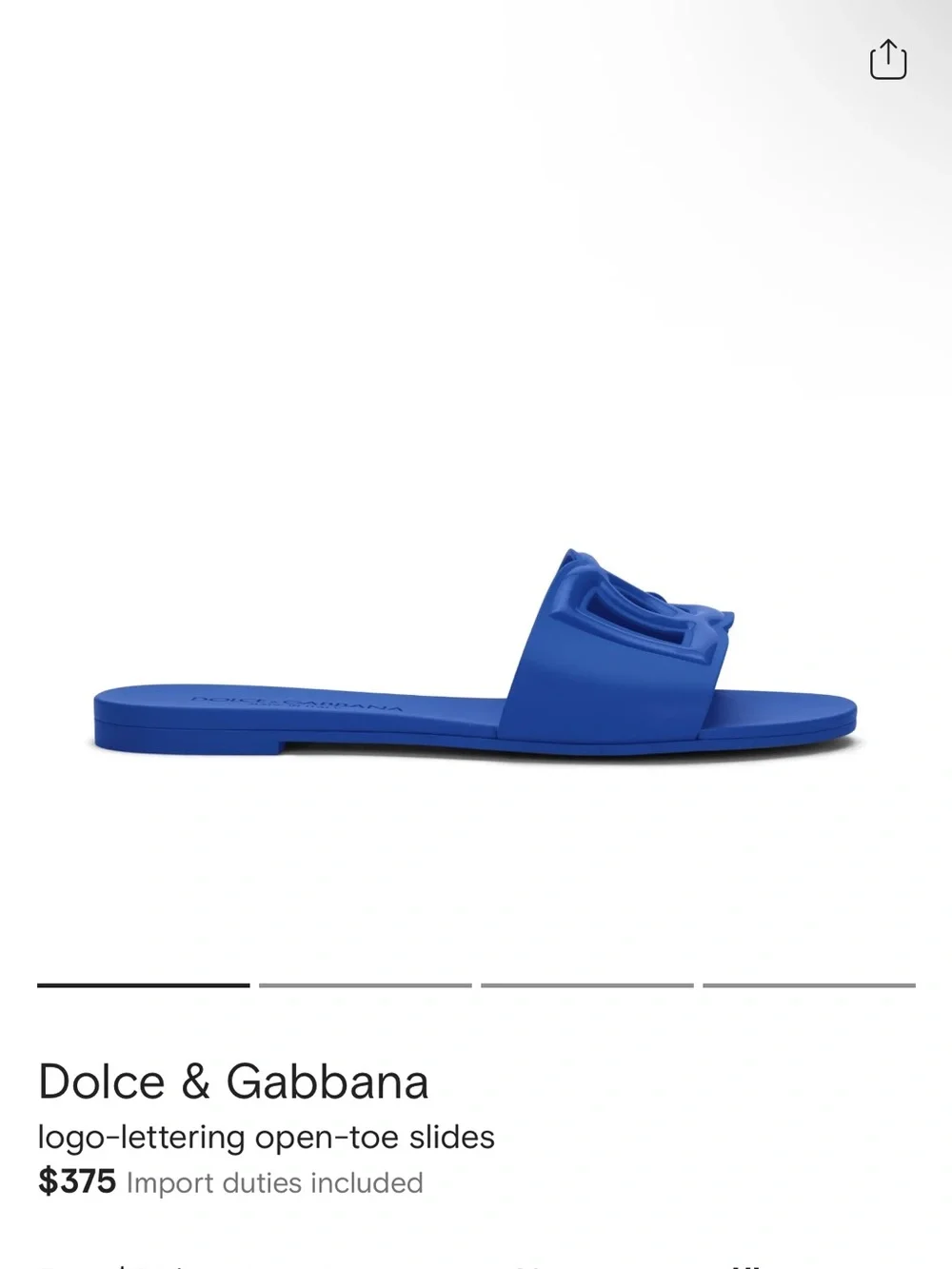 Dolce & Gabbana Pvc Logo Slide Sandals